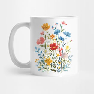 Comfort Colors Flower Bouquet Mug